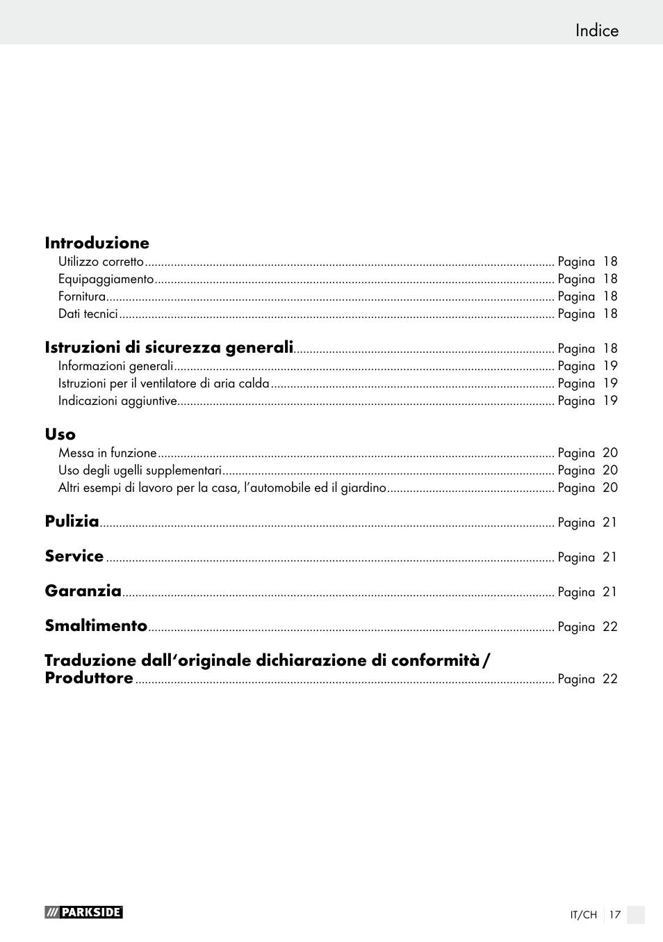 Parkside PHLG 2000 C2 User Manual | Page 17 / 29