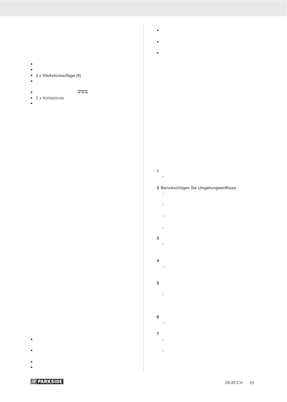 Bestimmungsgemäße verwendung, Wichtige hinweise | Parkside PZKS 1500 A1 User Manual | Page 60 / 76