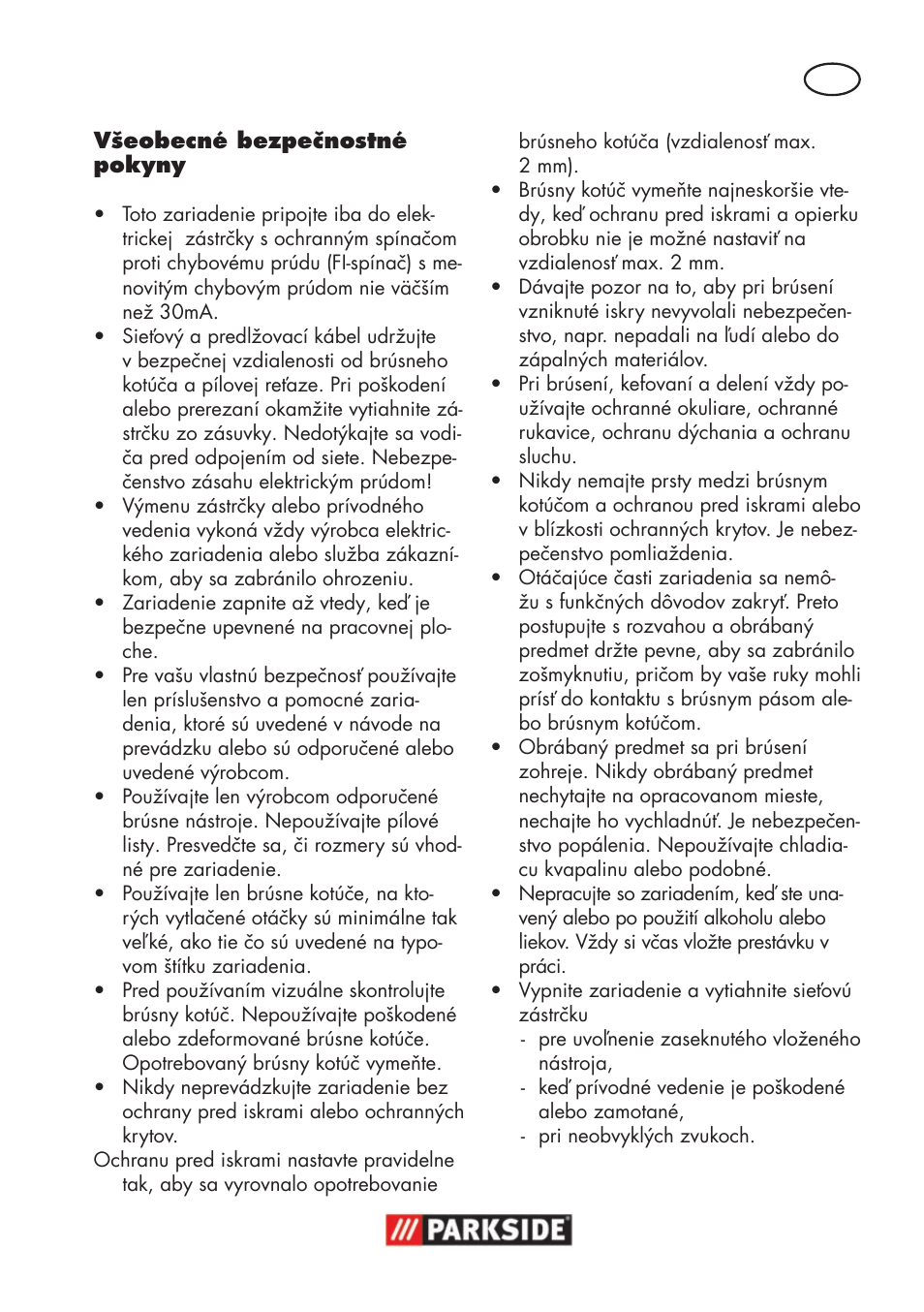 Parkside PSS 65 A1 User Manual | Page 83 / 120