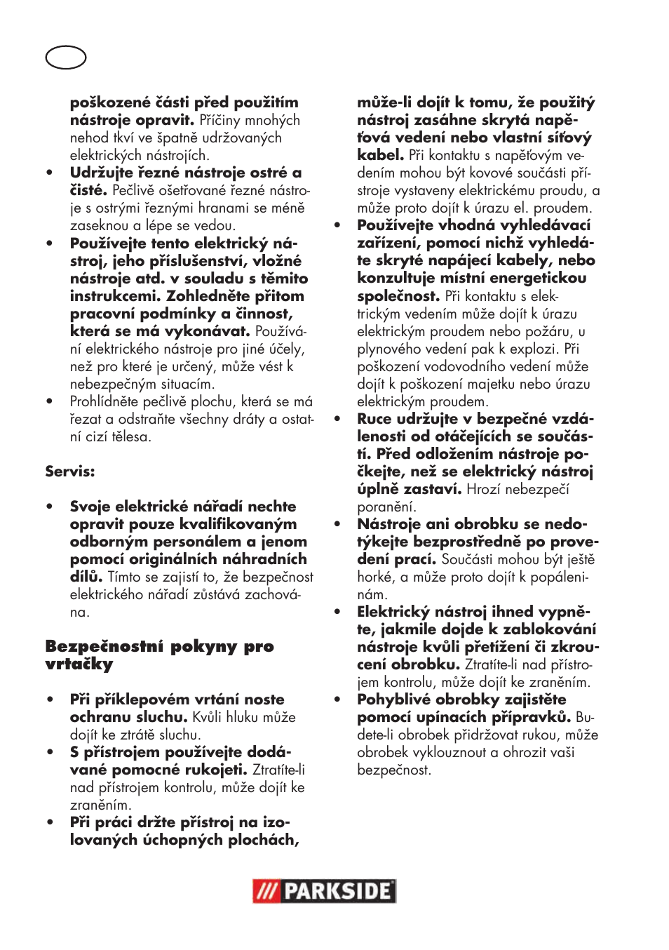 Parkside PSBM 500 B3 User Manual | Page 58 / 96