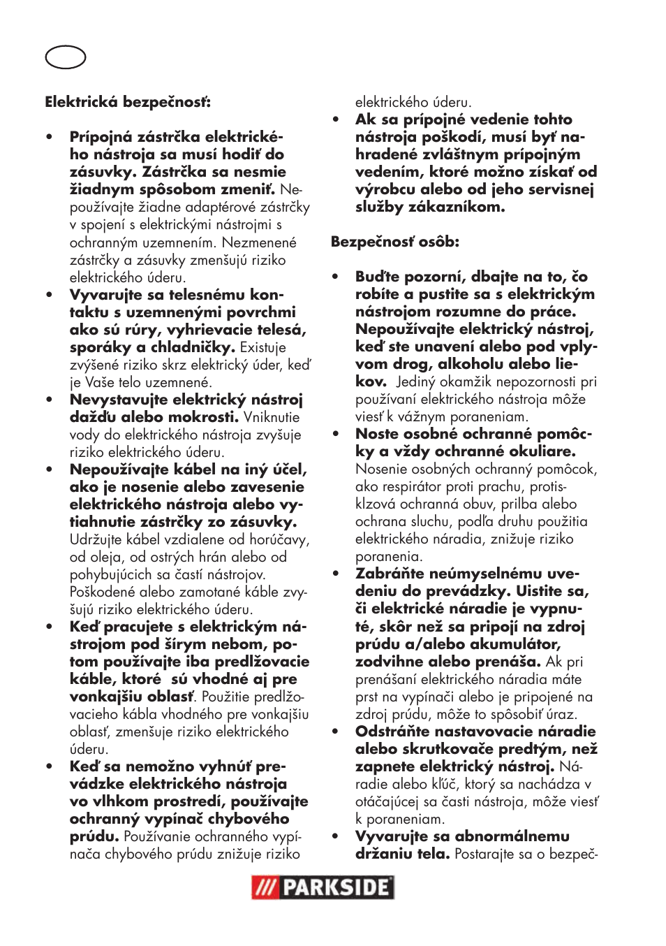 Parkside PSBM 500 B3 User Manual | Page 68 / 96