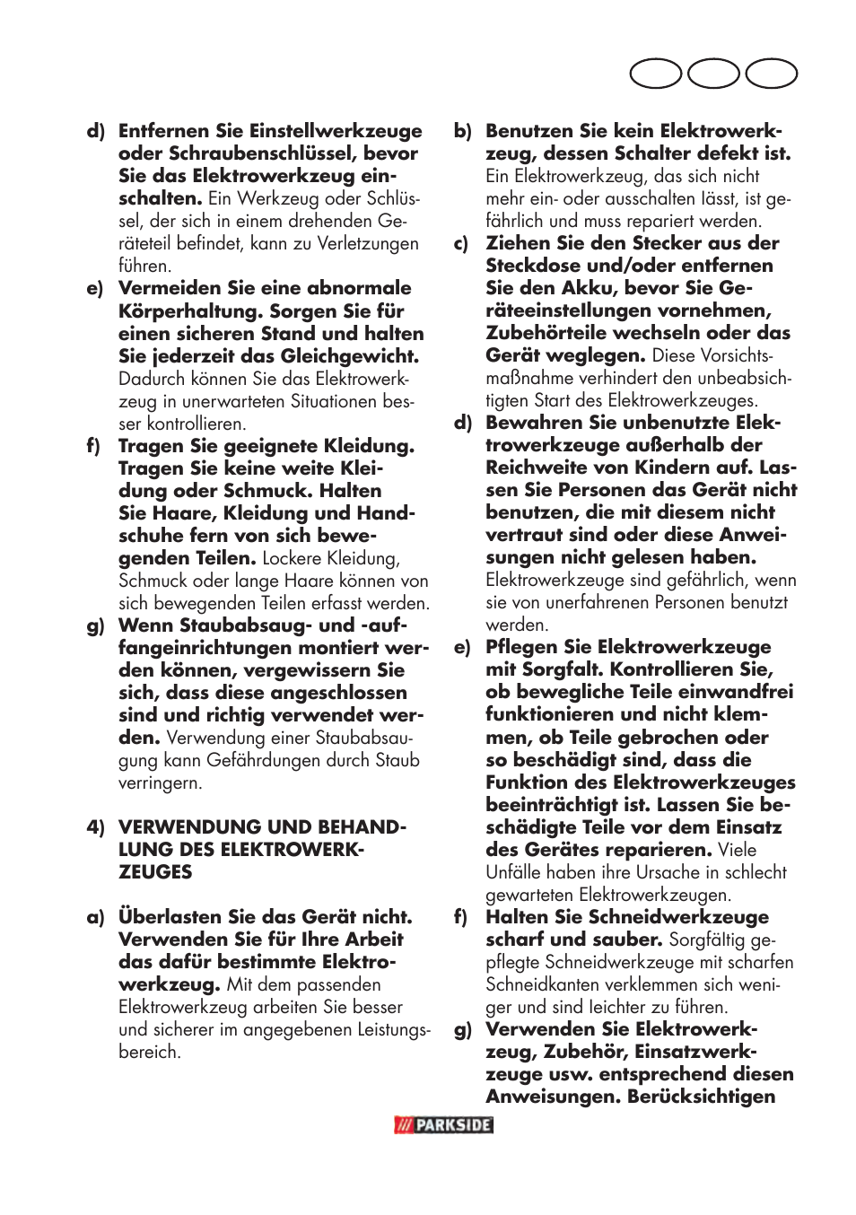 De at ch | Parkside PABSW 10.8 B3 User Manual | Page 9 / 68