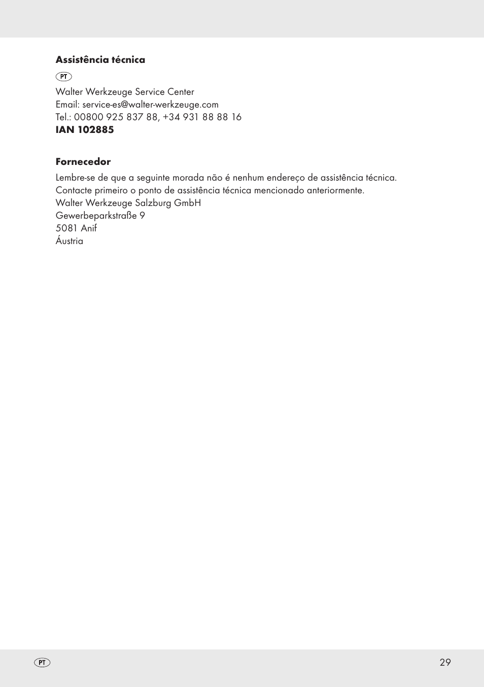 Parkside PT360 User Manual | Page 29 / 44