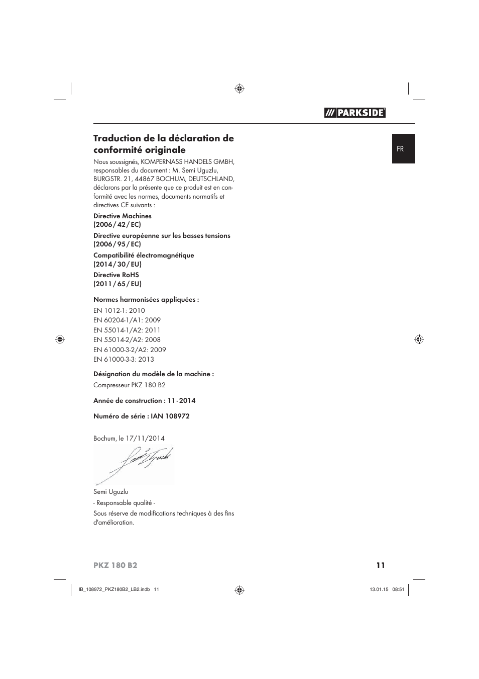 Parkside PKZ 180 B2 User Manual | Page 14 / 38