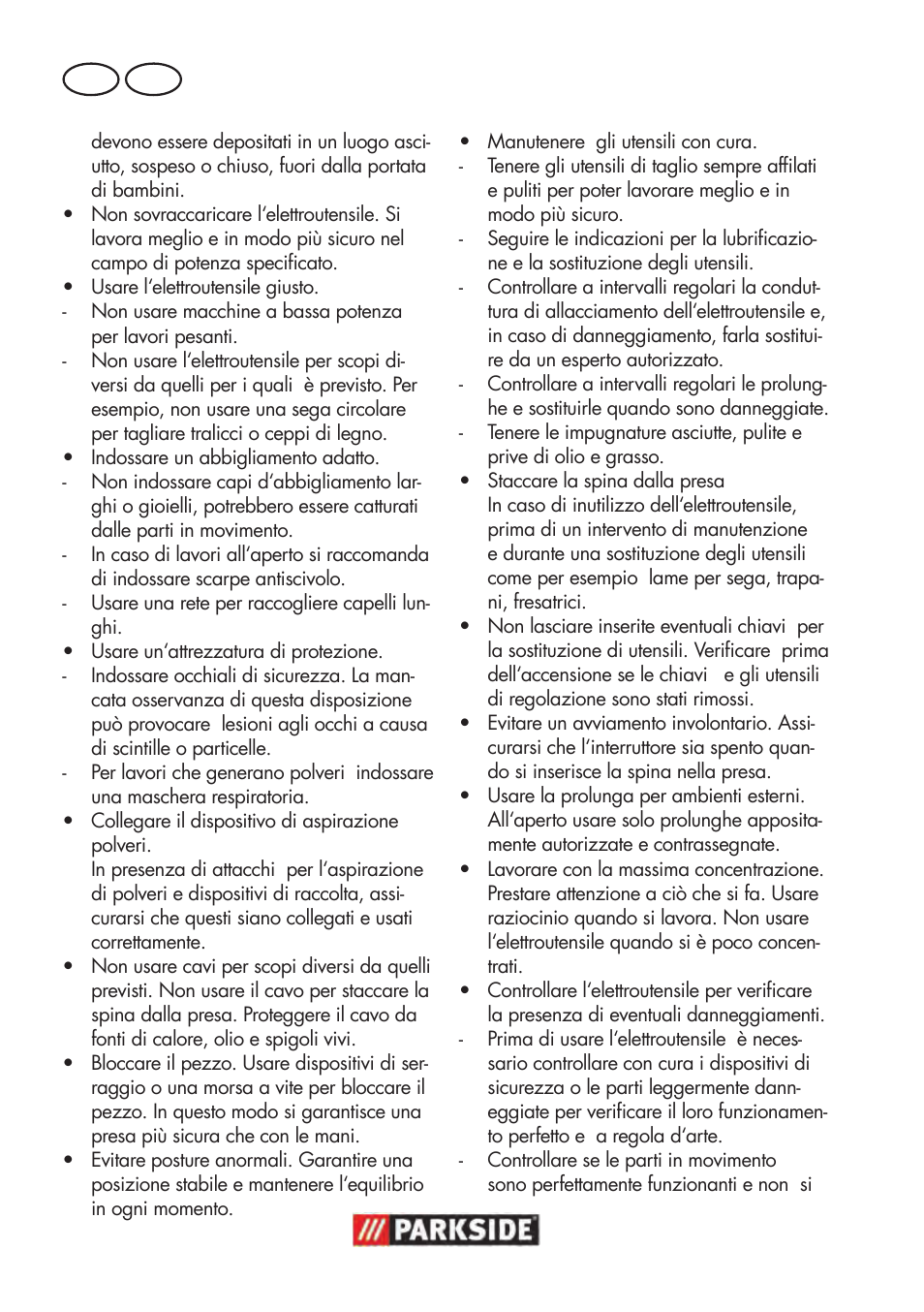 It mt | Parkside PTBM 500 A1 User Manual | Page 24 / 90