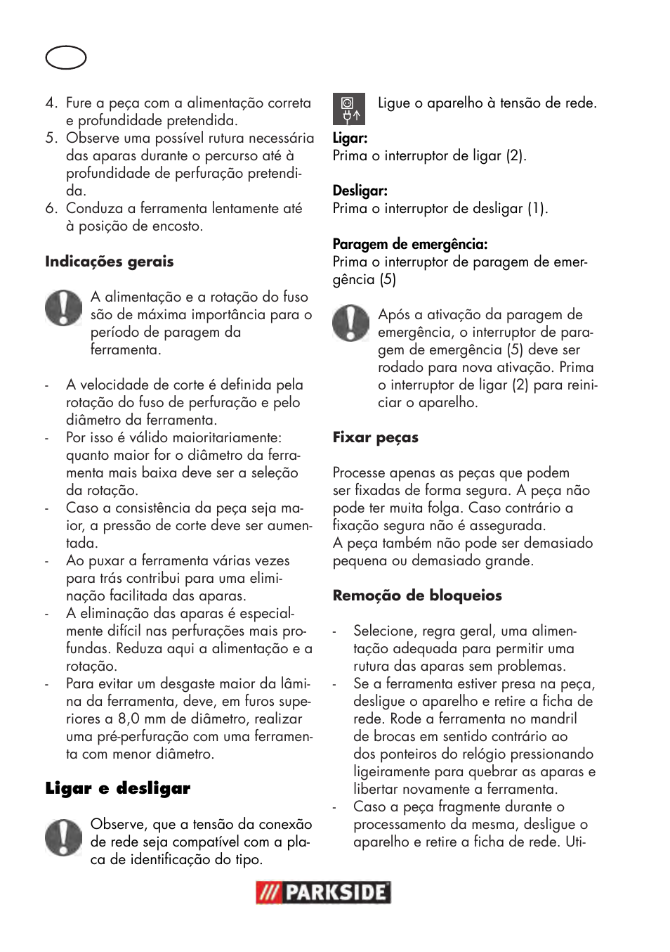 Parkside PTBM 500 A1 User Manual | Page 46 / 90