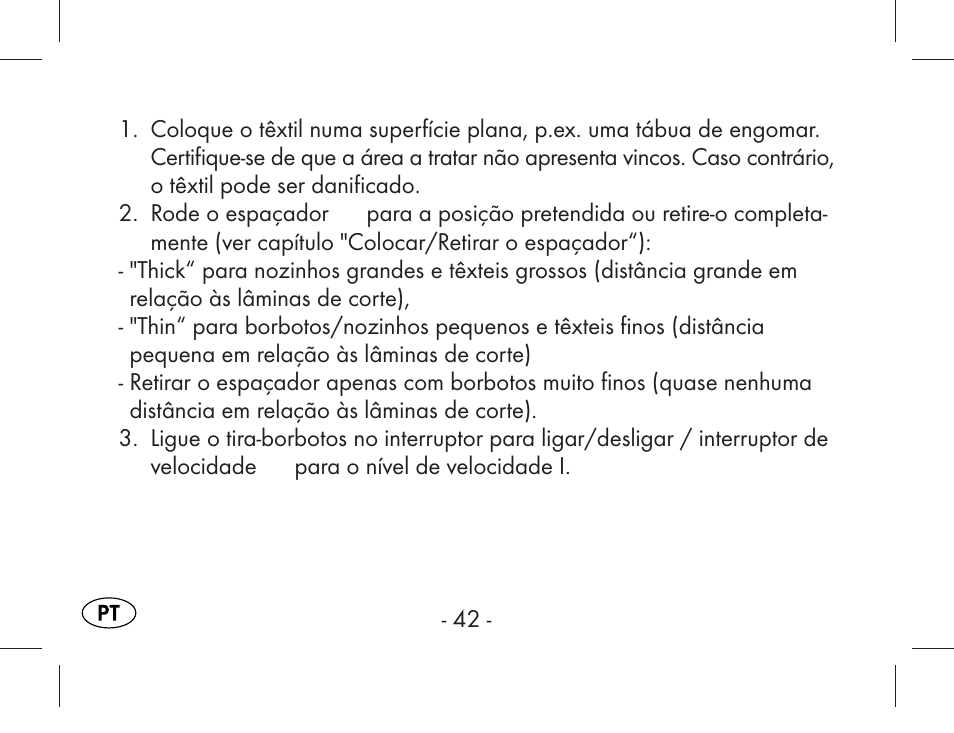 Aquapur KH1919 Lint Remover User Manual | Page 43 / 83