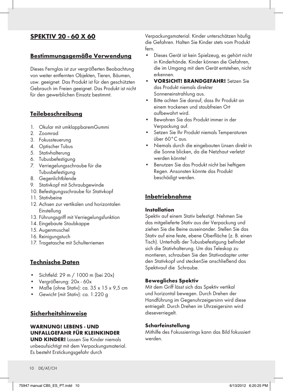 Auriol Z31261 User Manual | Page 10 / 12