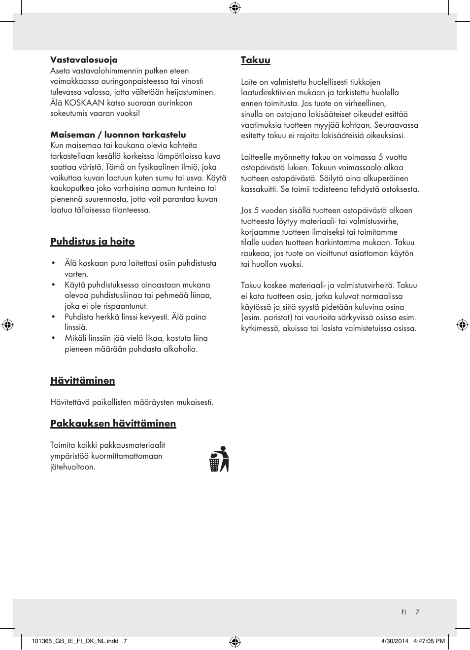 Auriol Z31261 User Manual | Page 7 / 18