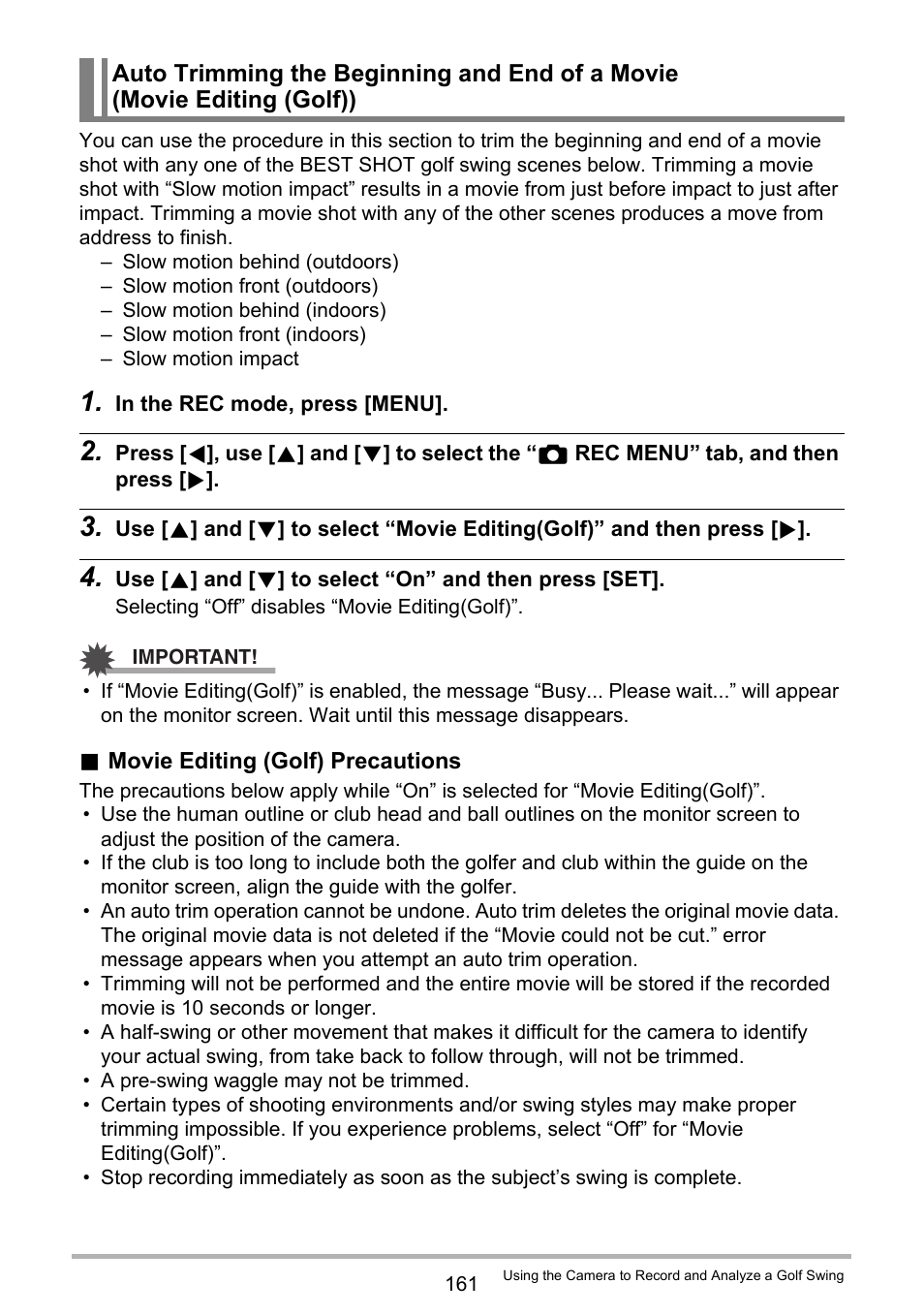 Casio EX-FC500S User Manual | Page 161 / 248