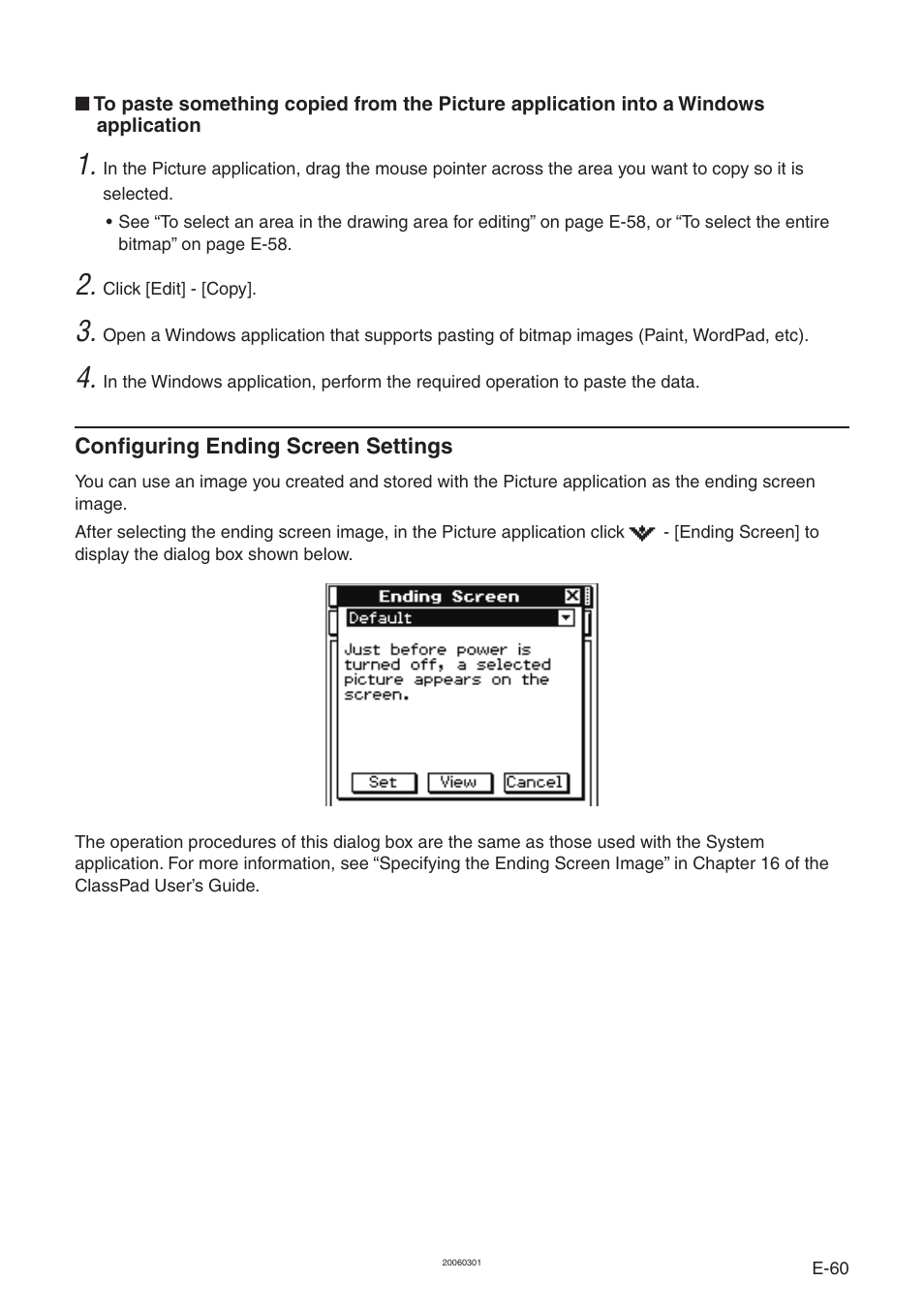 Casio ClassPad Manager Version 3.0 User Manual | Page 62 / 113