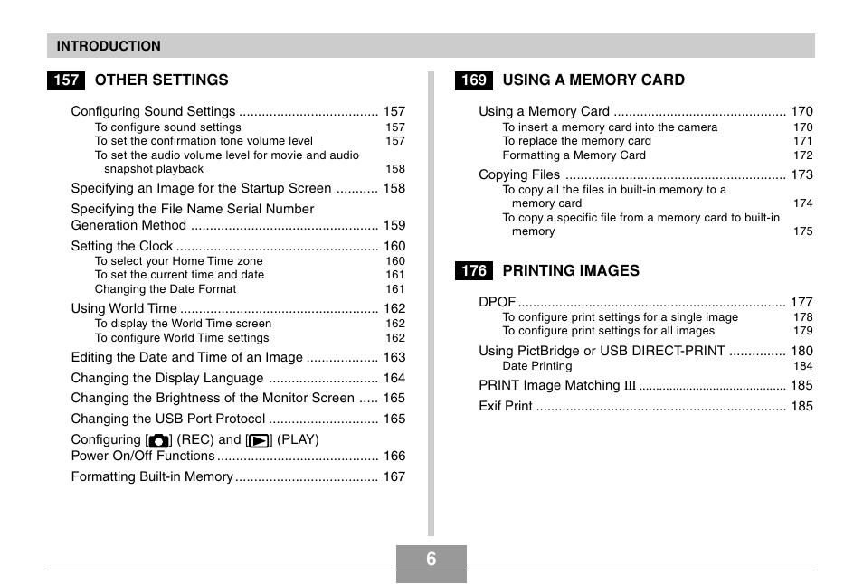 Casio EX-s600 User Manual | Page 6 / 245