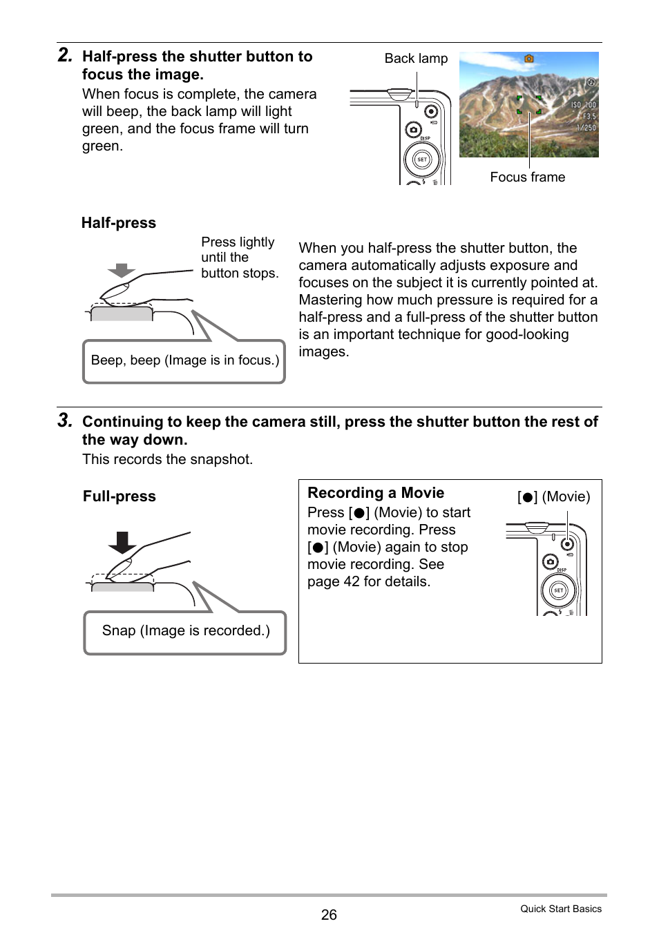 Casio EX-Z790 User Manual | Page 26 / 130