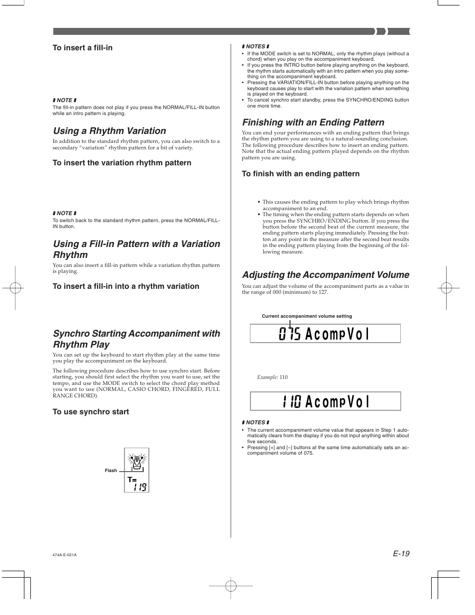 Om l o v | Casio LK-50 Auto Accompaniment User Manual | Page 4 / 4