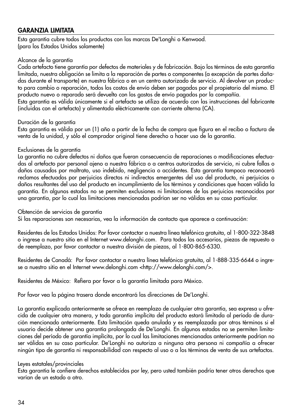 DeLonghi RO2058 User Manual | Page 23 / 24