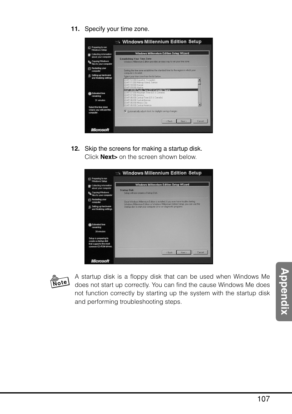 Appendix | Casio MPC-205E User Manual | Page 109 / 145
