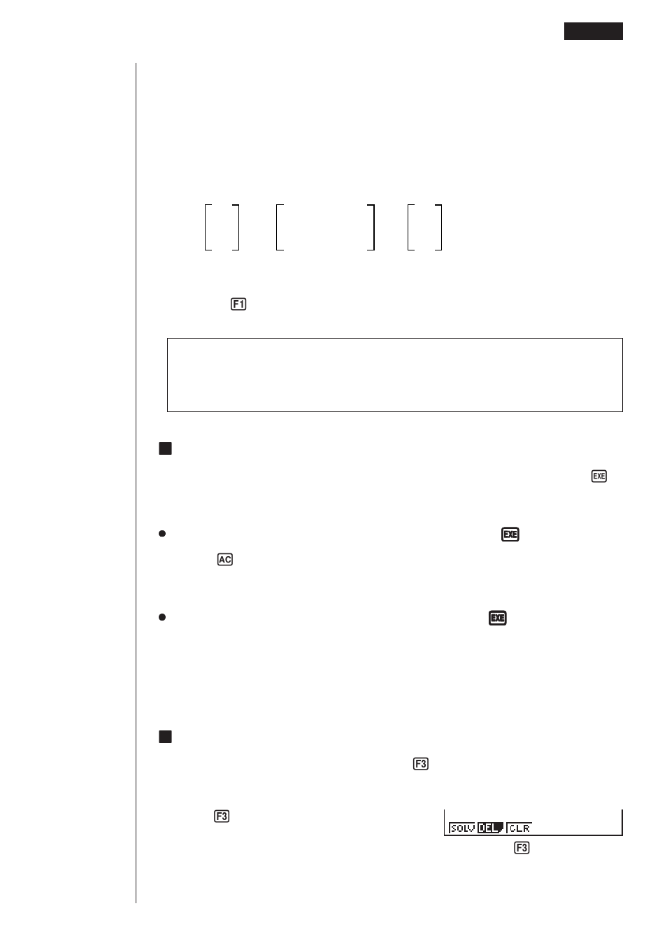 Kchanging coefficients, Kclearing all the coefficients | Casio fx-9750G Equation Calculations User Manual | Page 5 / 9