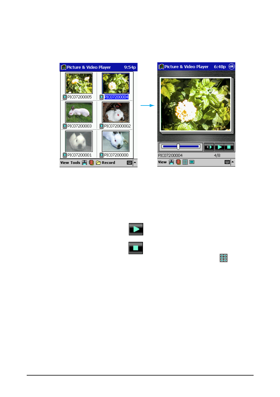 Casio E-125 Mobile Picture & Video Player V.1.0 User Manual | Page 22 / 71