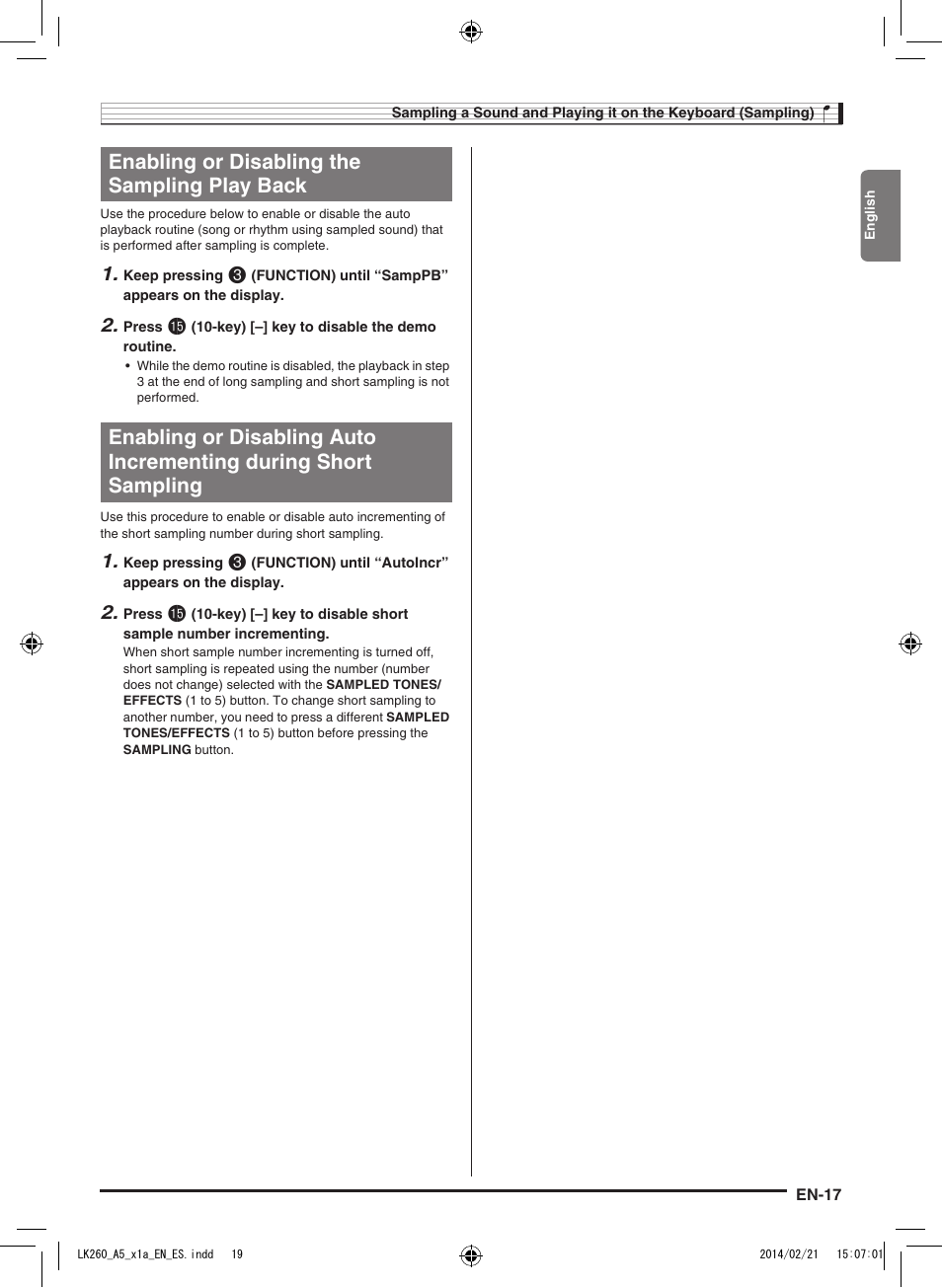 Casio LK-170 User Manual | Page 19 / 48