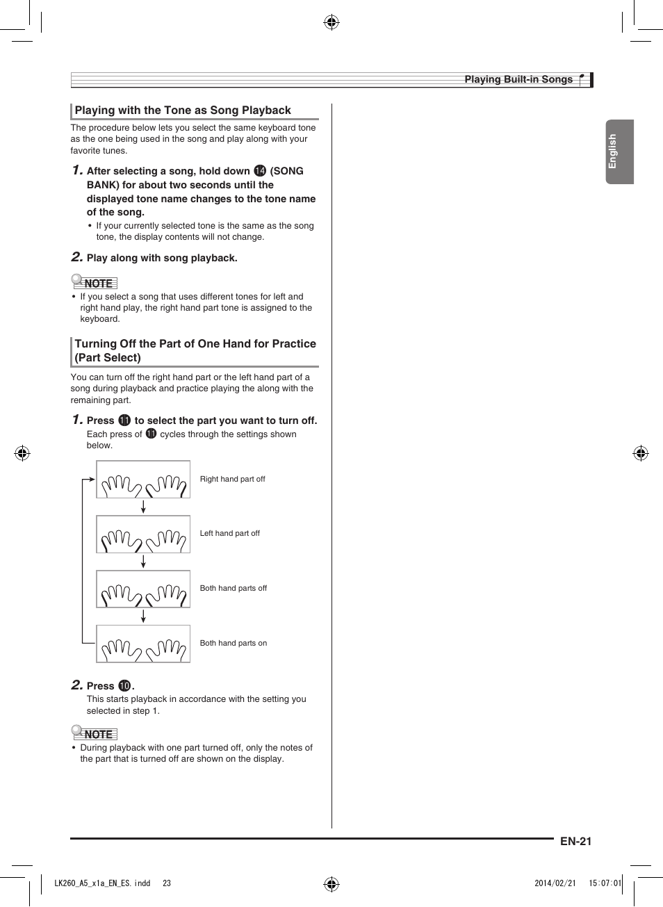 Casio LK-170 User Manual | Page 23 / 48