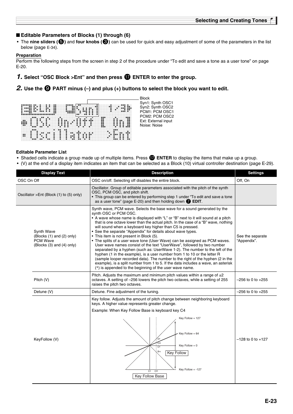E-23 | Casio XW-G1 User Manual | Page 25 / 108