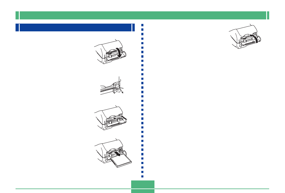 Removing a memory card from the camera, E-34 | Casio QV-3000EX/Ir User Manual | Page 34 / 121
