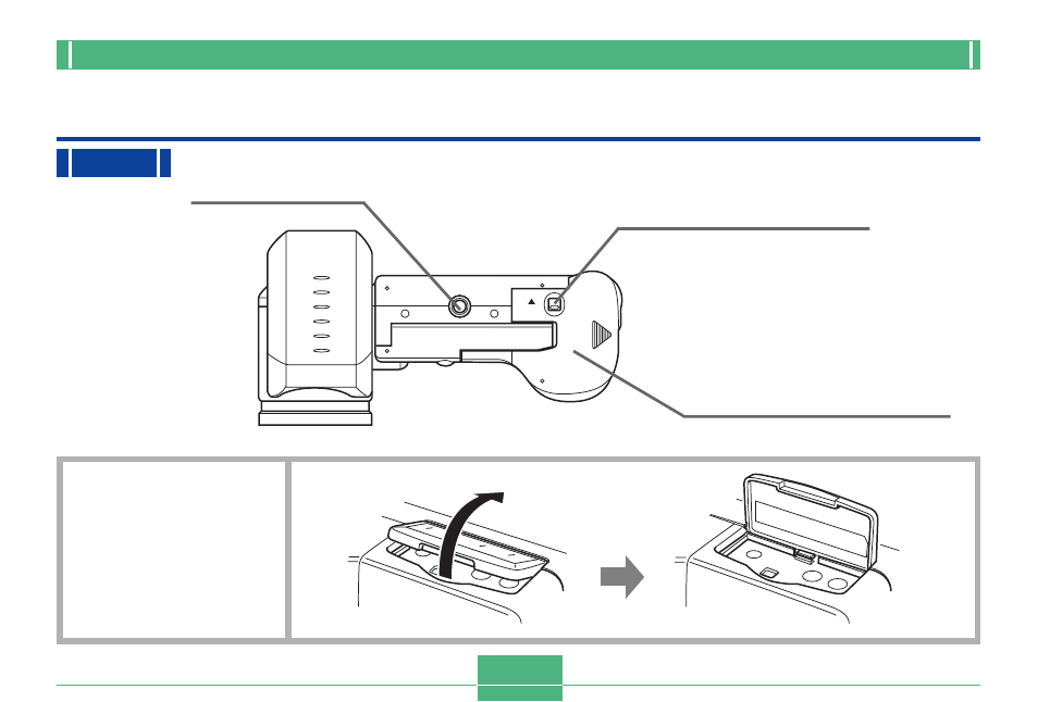 Bottom, E-26, Opening the terminal panel cover | Casio QV-8000SX User Manual | Page 26 / 120