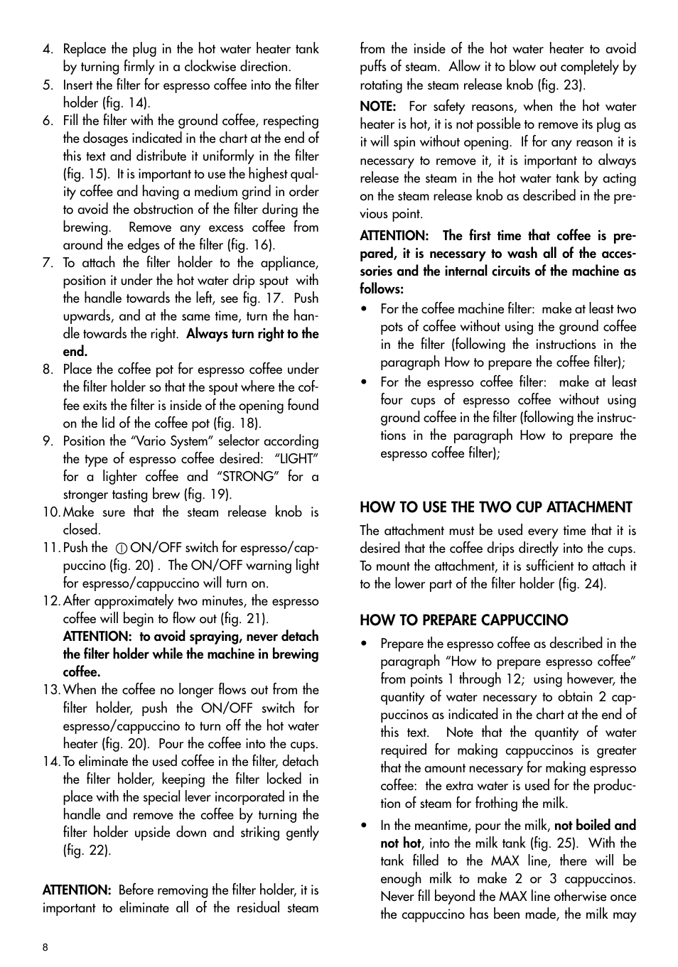 DeLonghi BCO110 User Manual | Page 8 / 13