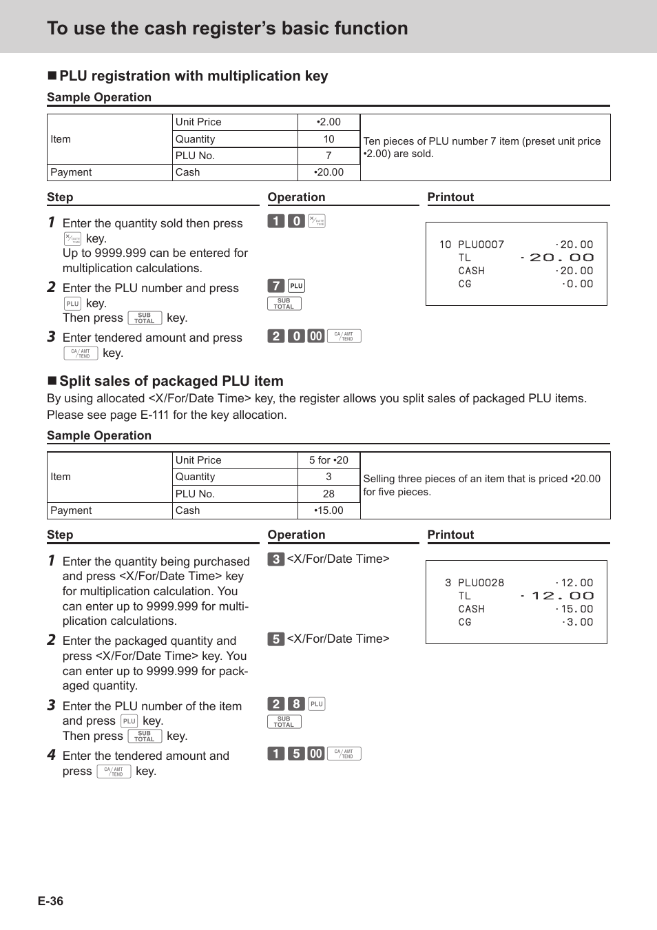 Casio SE-C3500 Manual User Manual | Page 36 / 136