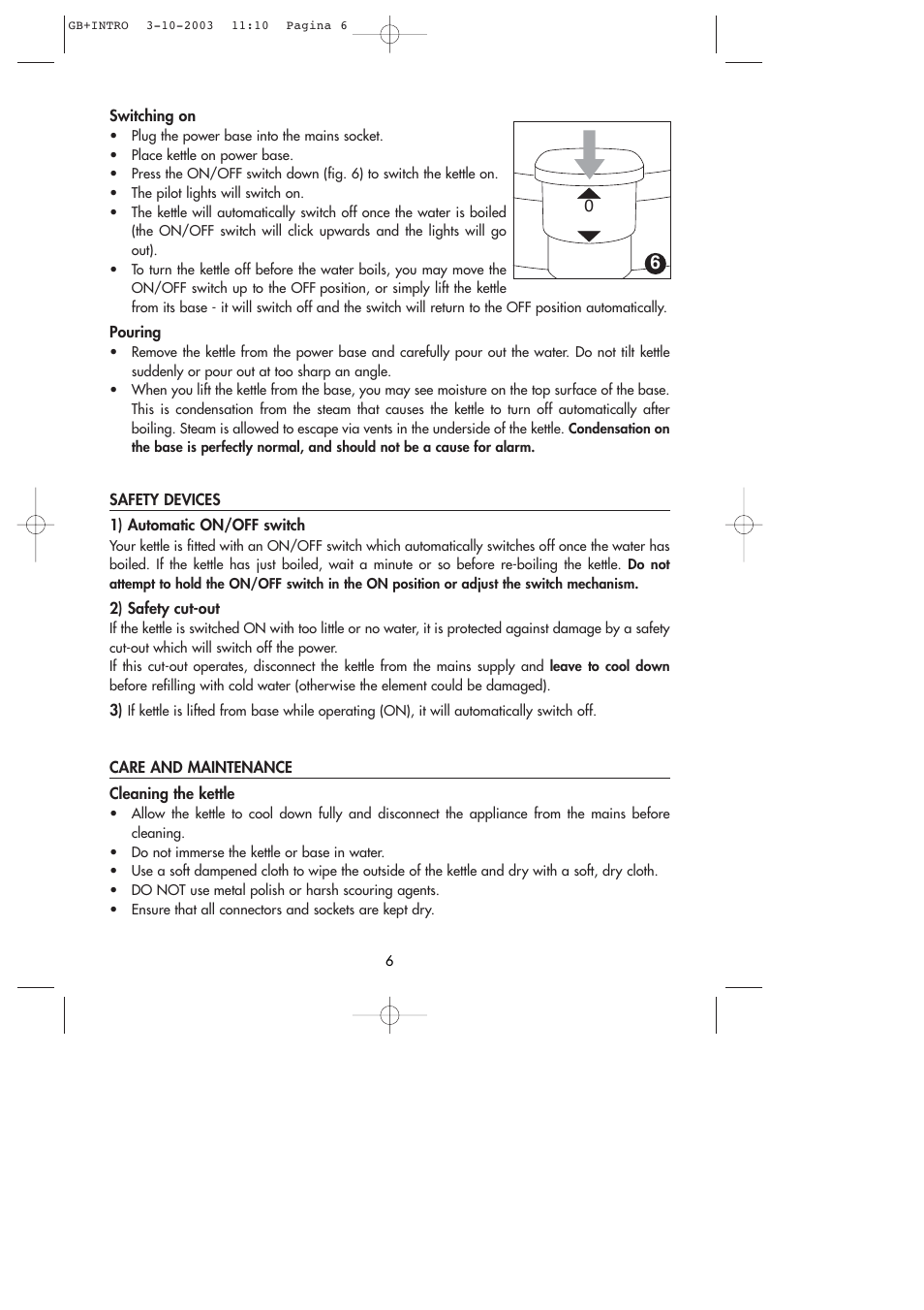 DeLonghi ME 28 User Manual | Page 6 / 7