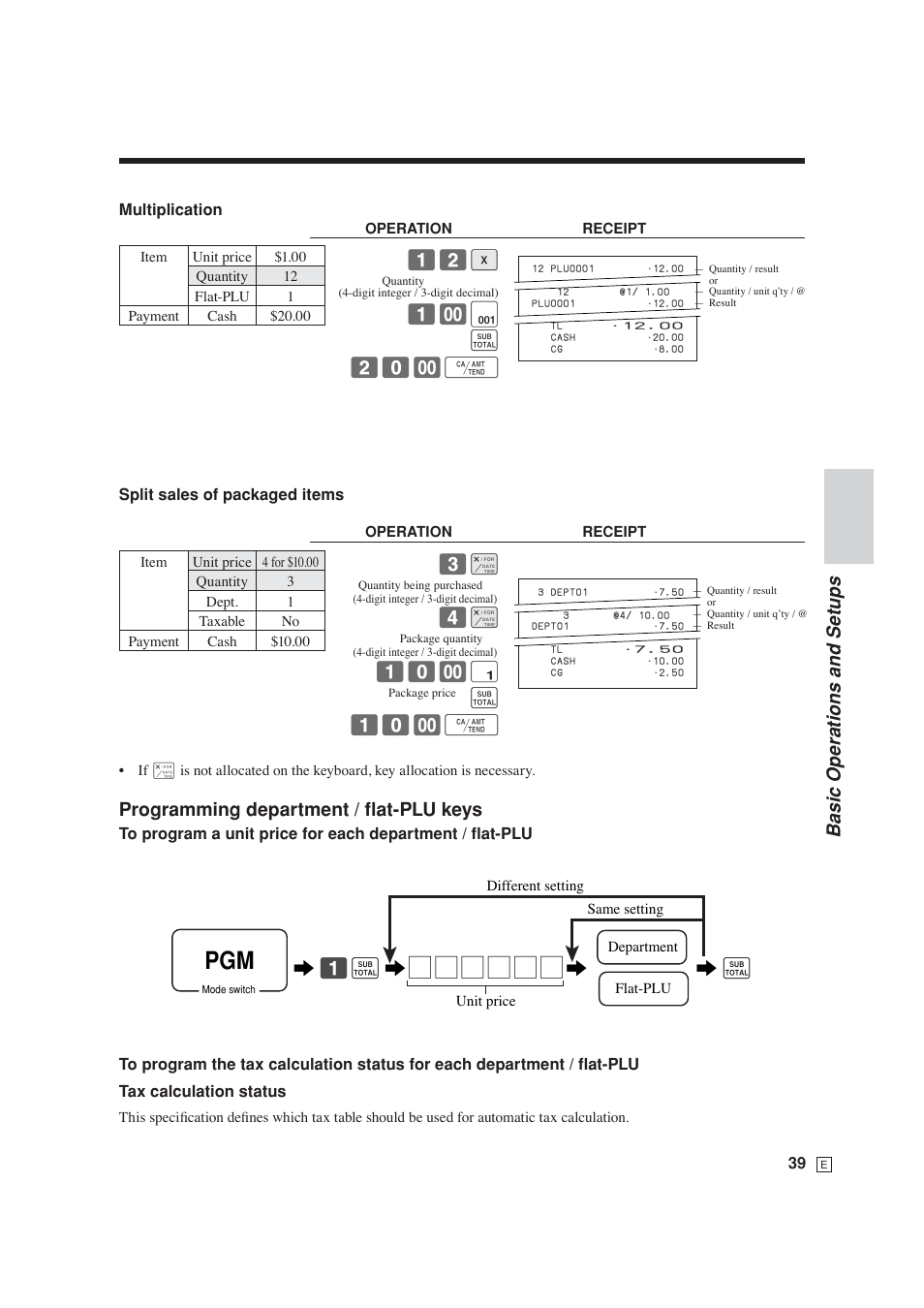 Casio SE-S6000 User Manual | Page 40 / 134