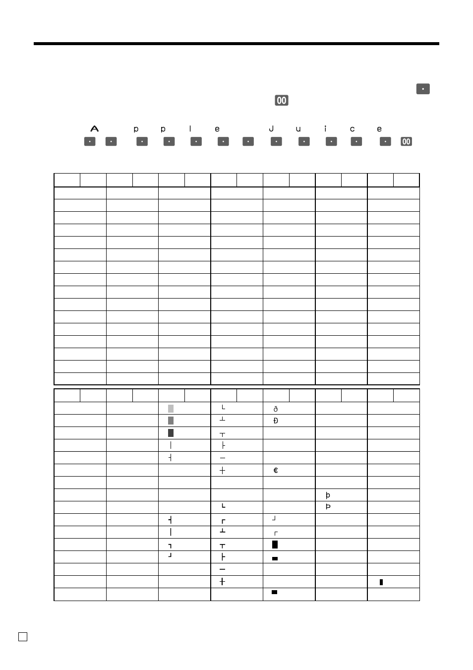 Advanced operations, Entering characters by code, Character code list | Casio TK-3200 User Manual | Page 92 / 118