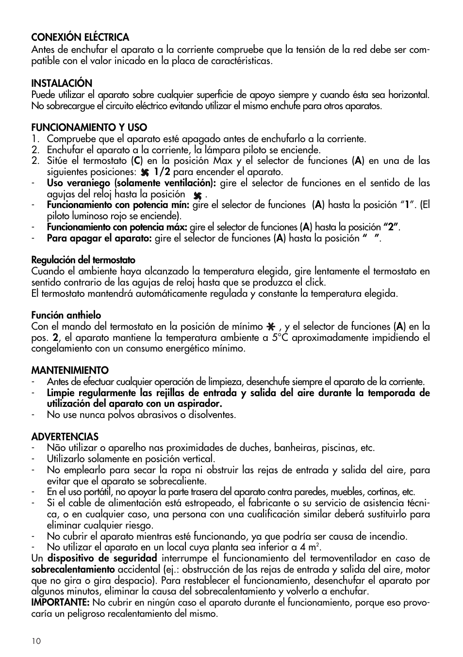 DeLonghi DCH1030 User Manual | Page 10 / 16