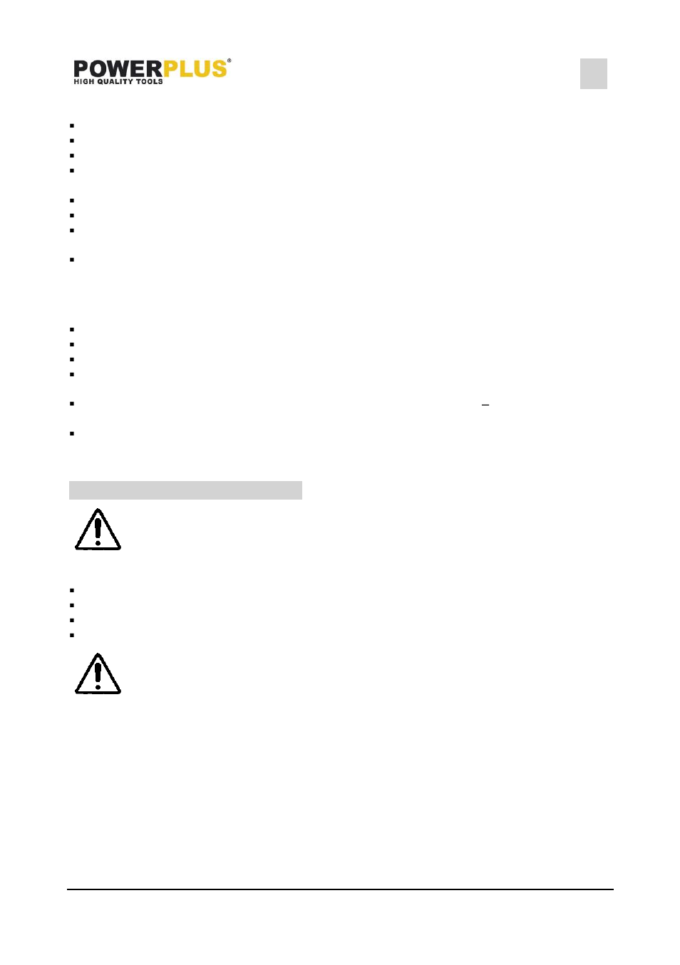 Making double mitre cuts (fig. 31), Making free-hand cuts (fig. 32), Maintenance and care | Cleaning, Lubrication | Powerplus POWX180 BAND SAW 350W EN User Manual | Page 11 / 14