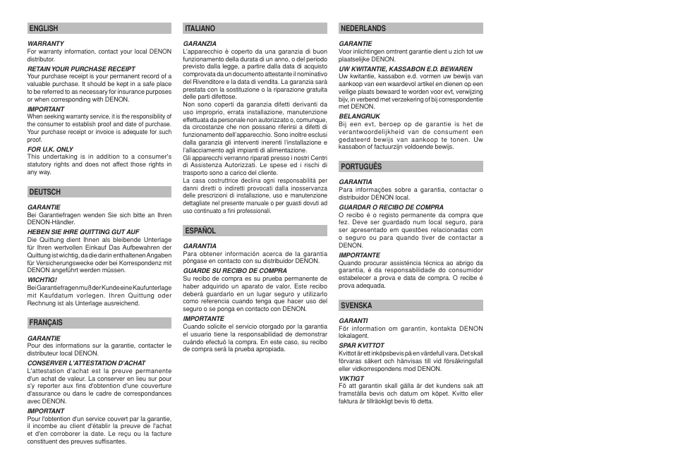 Denon DN-A7100 User Manual | Page 2 / 48