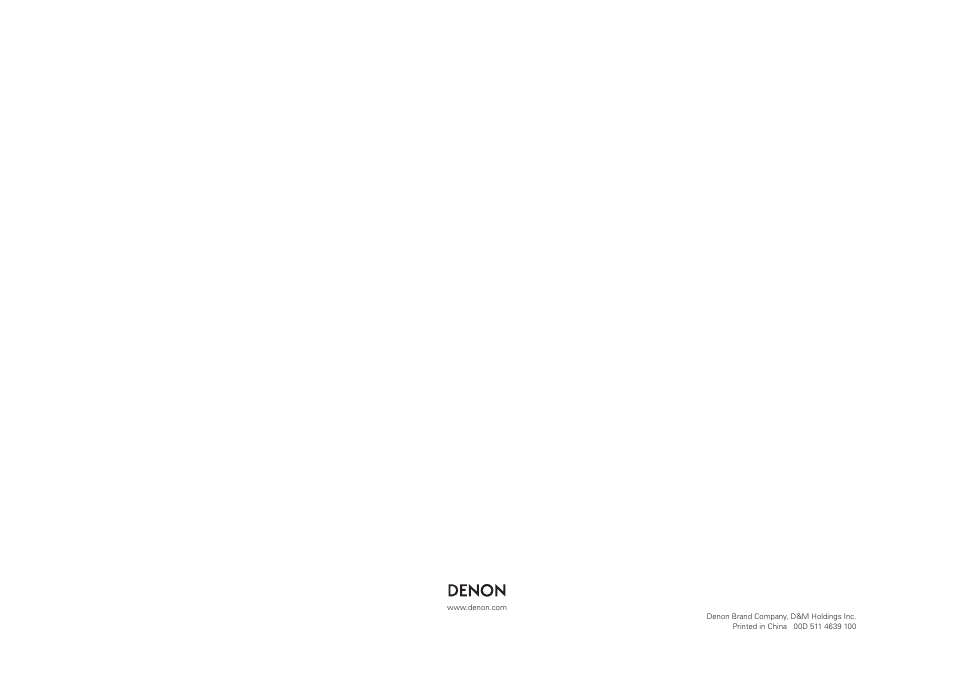 Denon AVR-1508 User Manual | Page 62 / 62