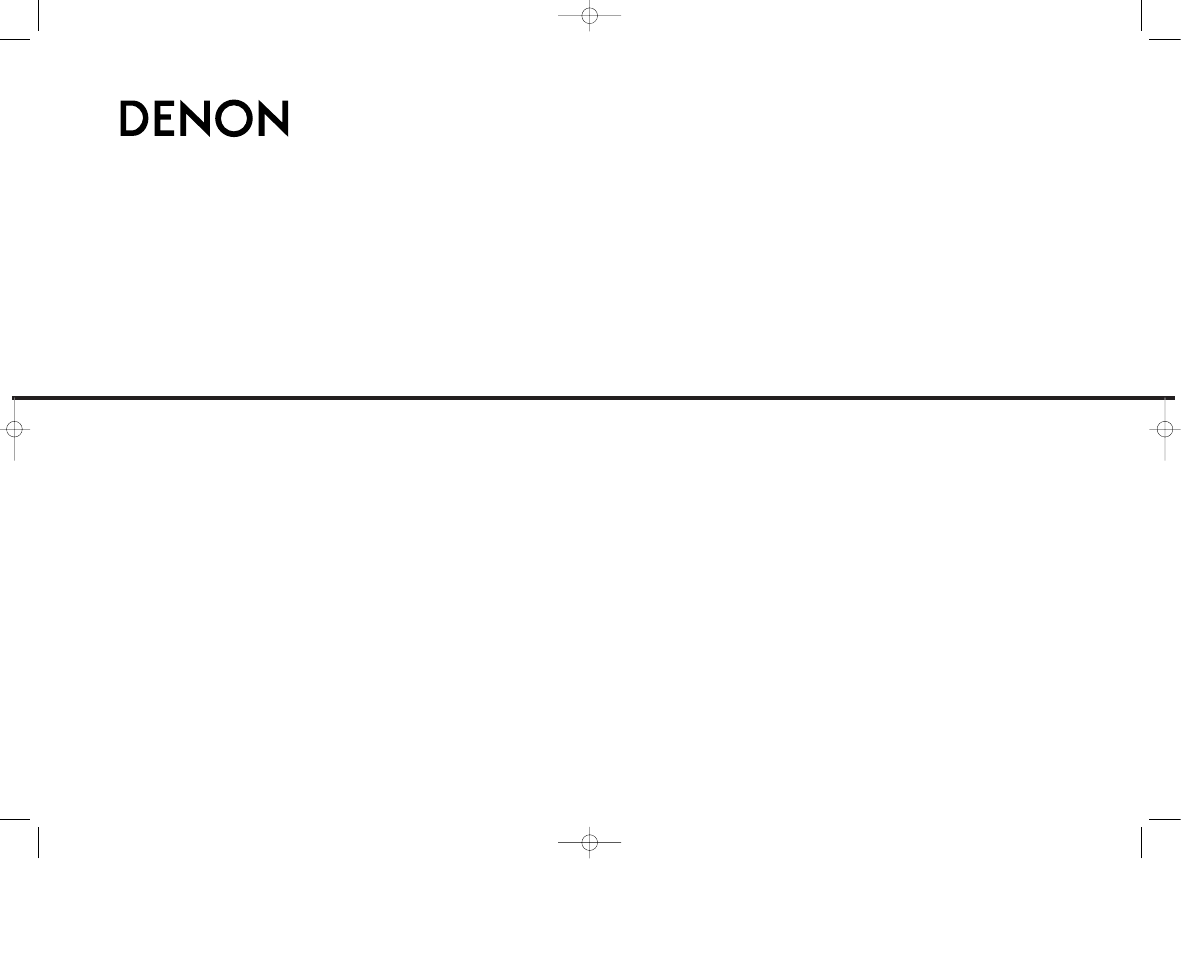 Denon AVR-687 User Manual | 64 pages