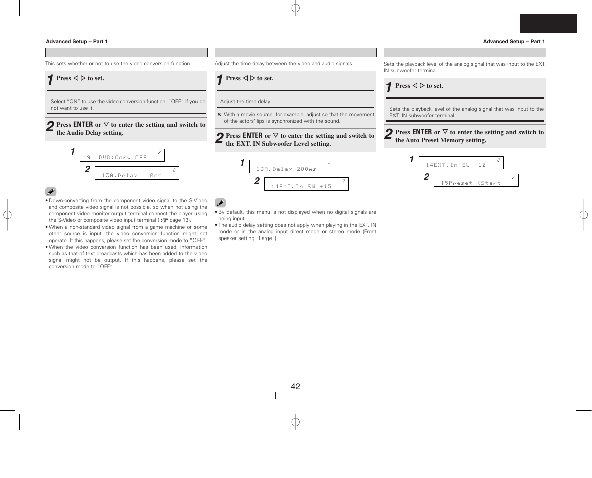 Denon AVR-687 User Manual | Page 45 / 64