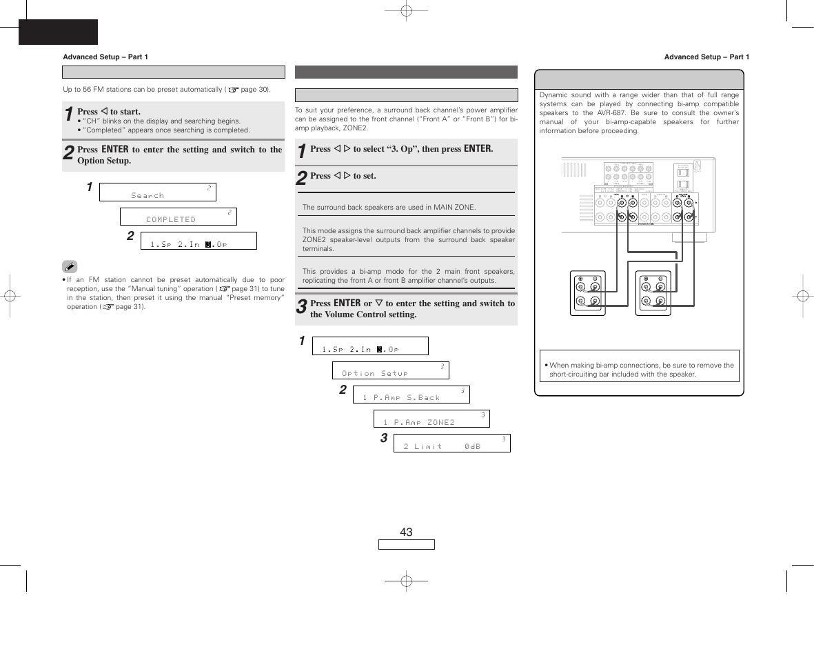 Denon AVR-687 User Manual | Page 46 / 64