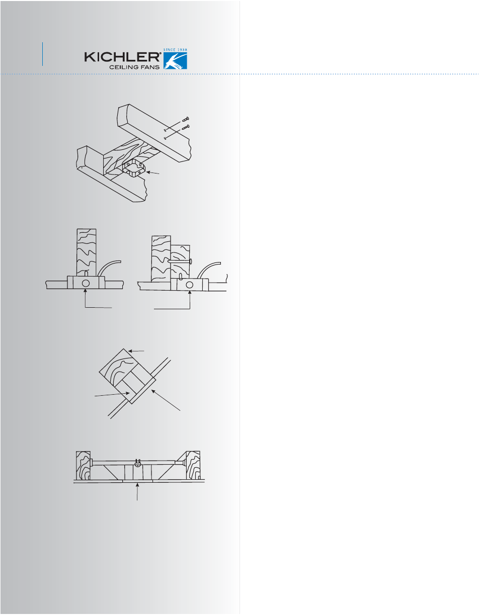 Mounting options | Kichler 300008 User Manual | Page 4 / 14