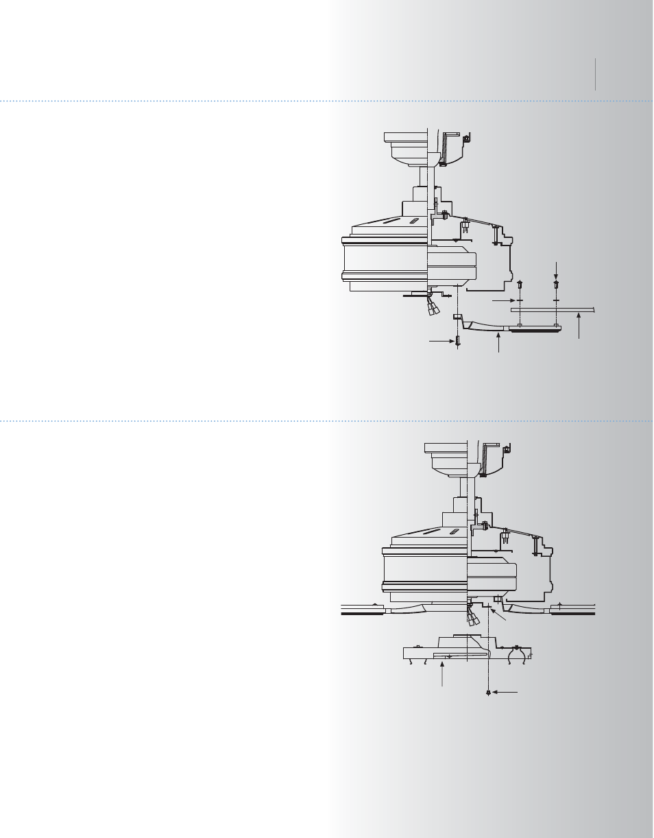 Kcl84-300140-p8, Talbot, Installing the light plate | Attaching the fan blades | Kichler 300140 User Manual | Page 9 / 14