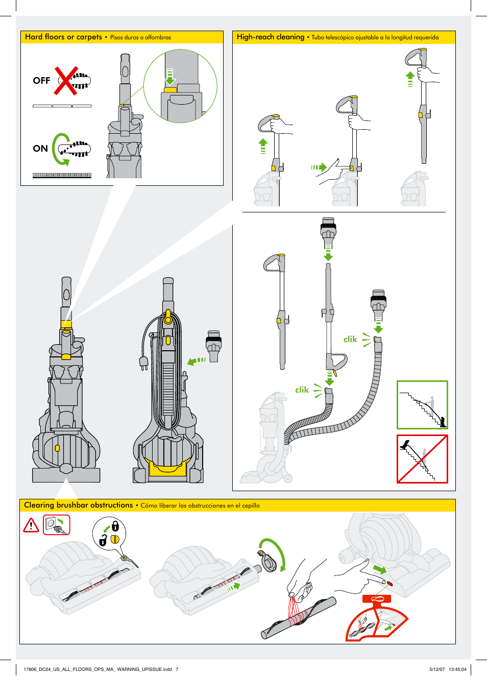 DYSON DC 24 User Manual | Page 7 / 20