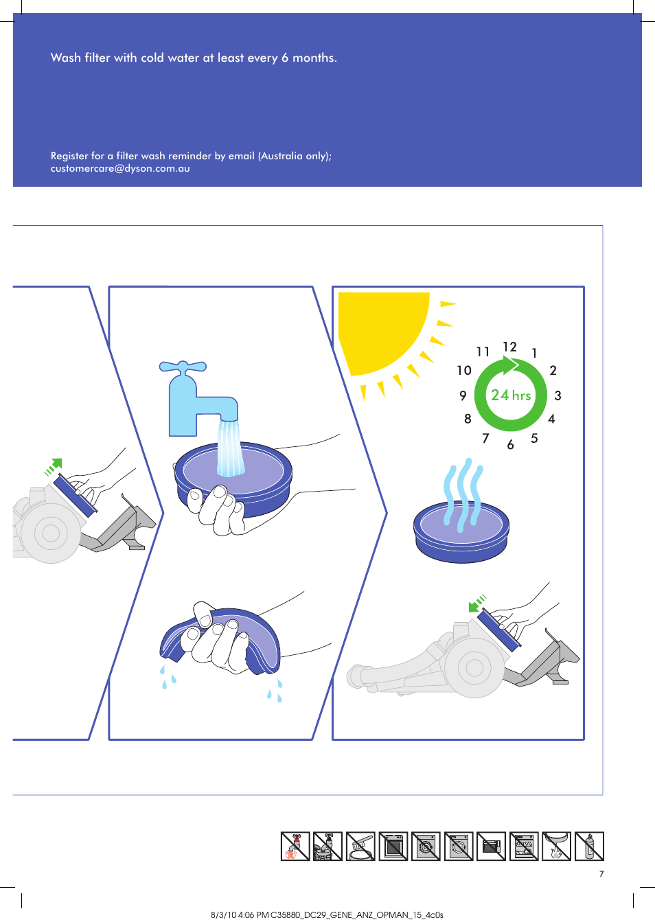DYSON DC29 User Manual | Page 7 / 12