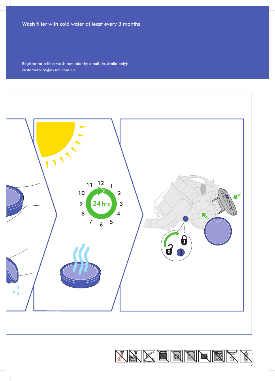 DYSON DC23 User Manual | Page 7 / 12