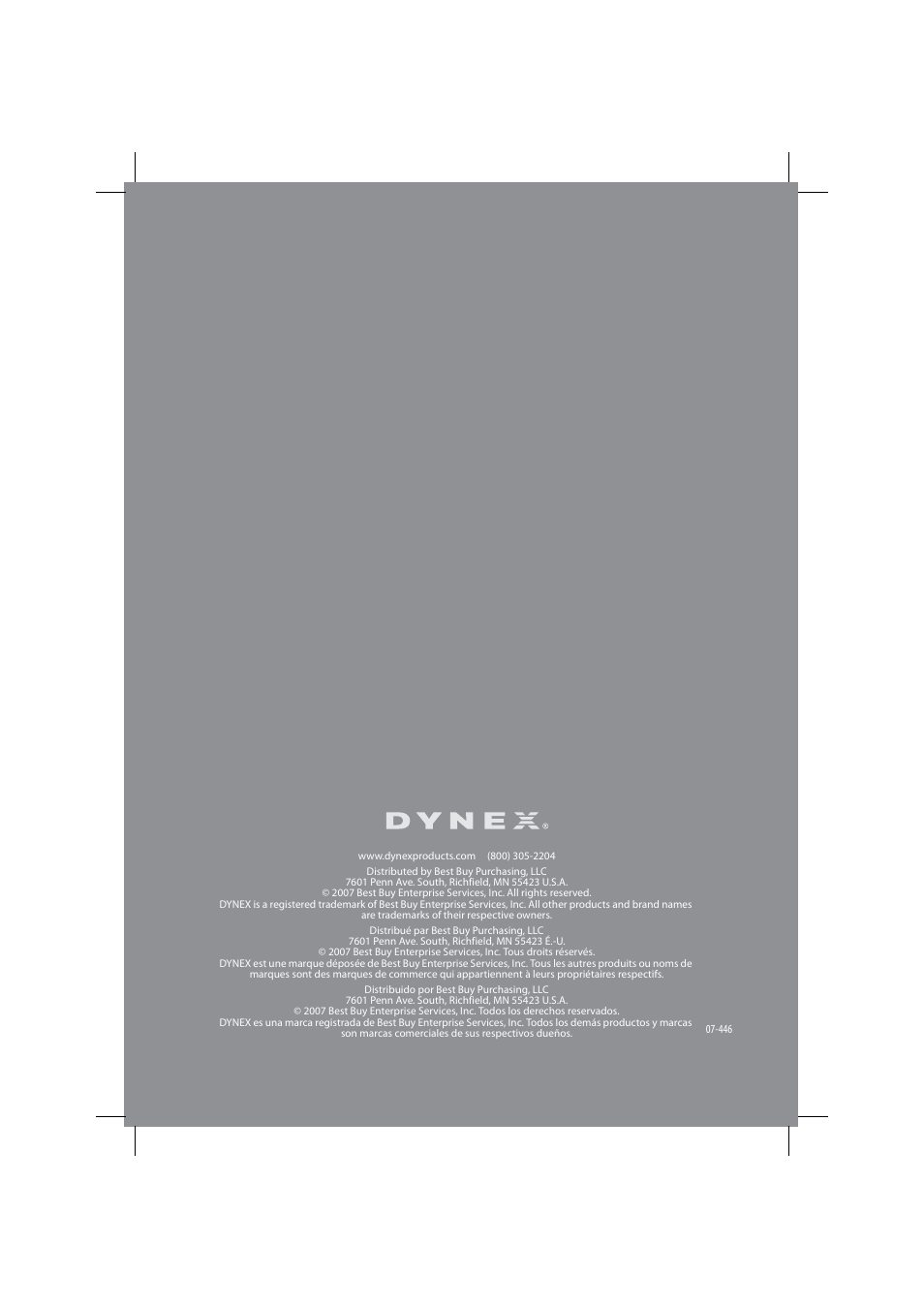 Dynex DX-LTDVD20 User Manual | Page 86 / 86
