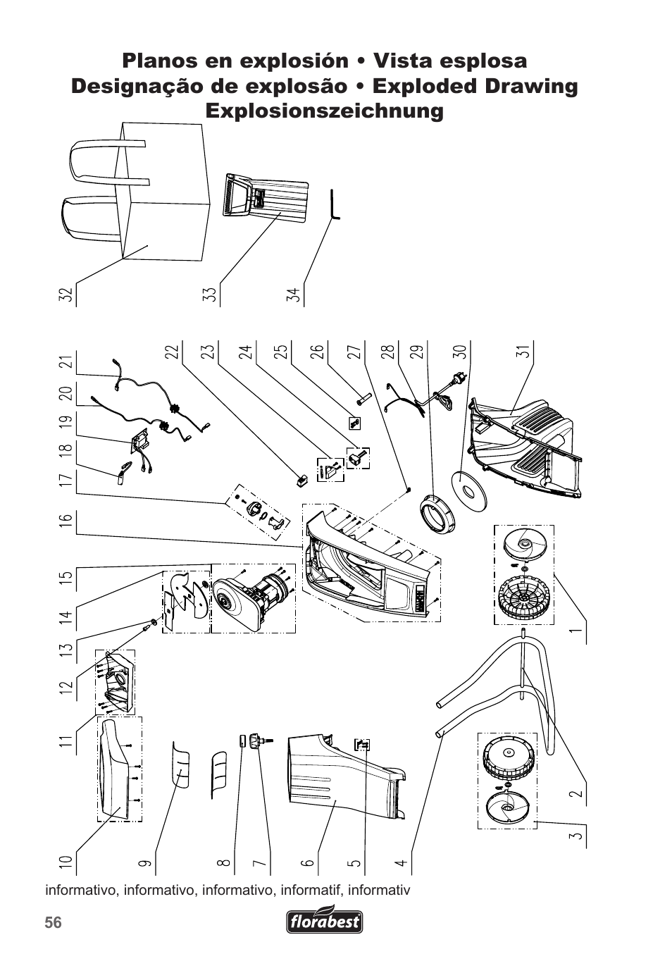 Florabest FMH 2400 A1 User Manual | Page 56 / 58