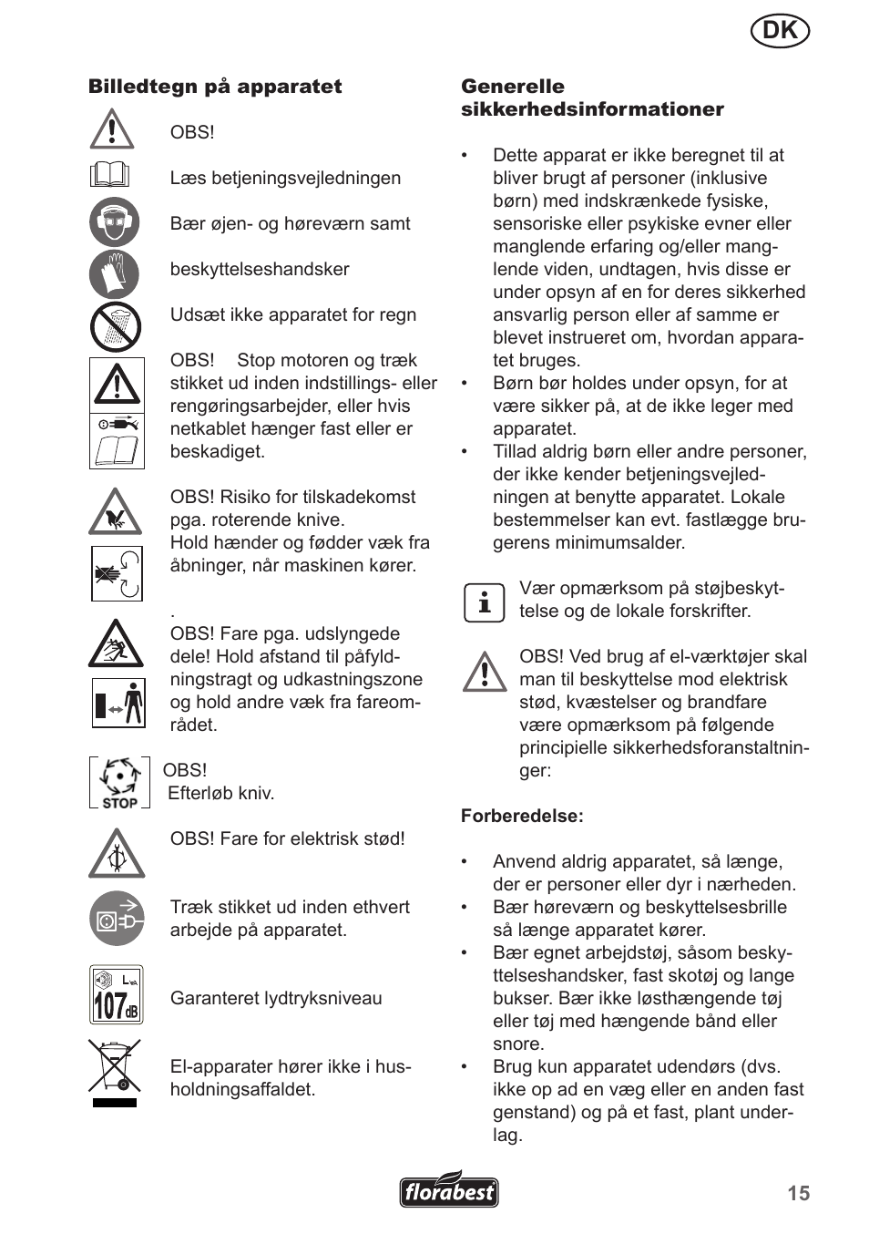 Florabest FMH 2400 A1 User Manual | Page 15 / 66