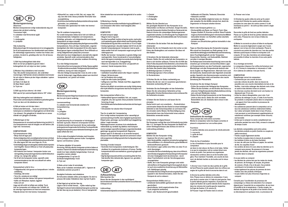 Florabest Compost Bin / Composter User Manual | Page 6 / 15