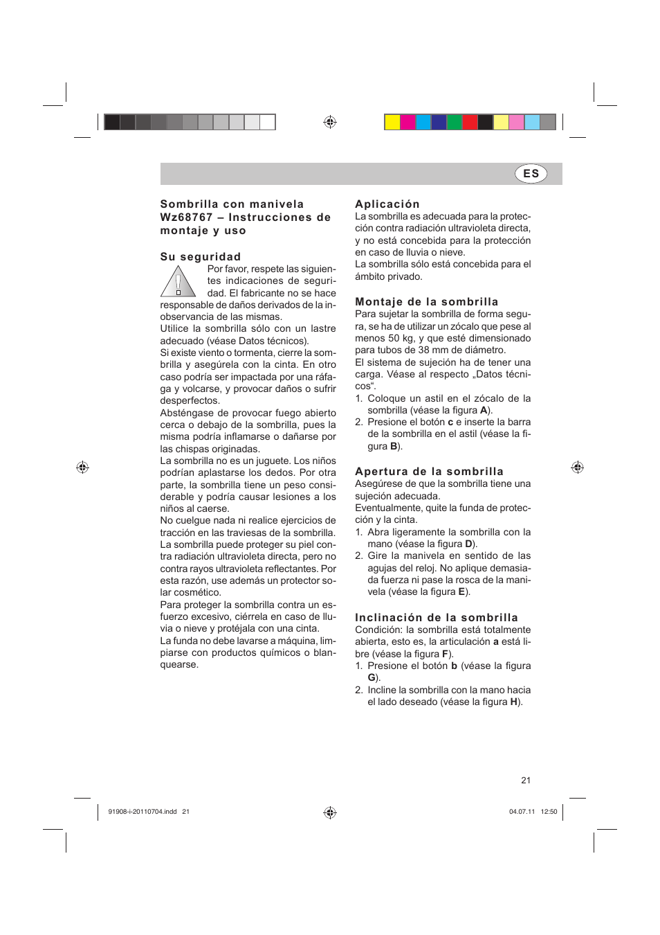 Florabest Wz68767 User Manual | Page 19 / 24