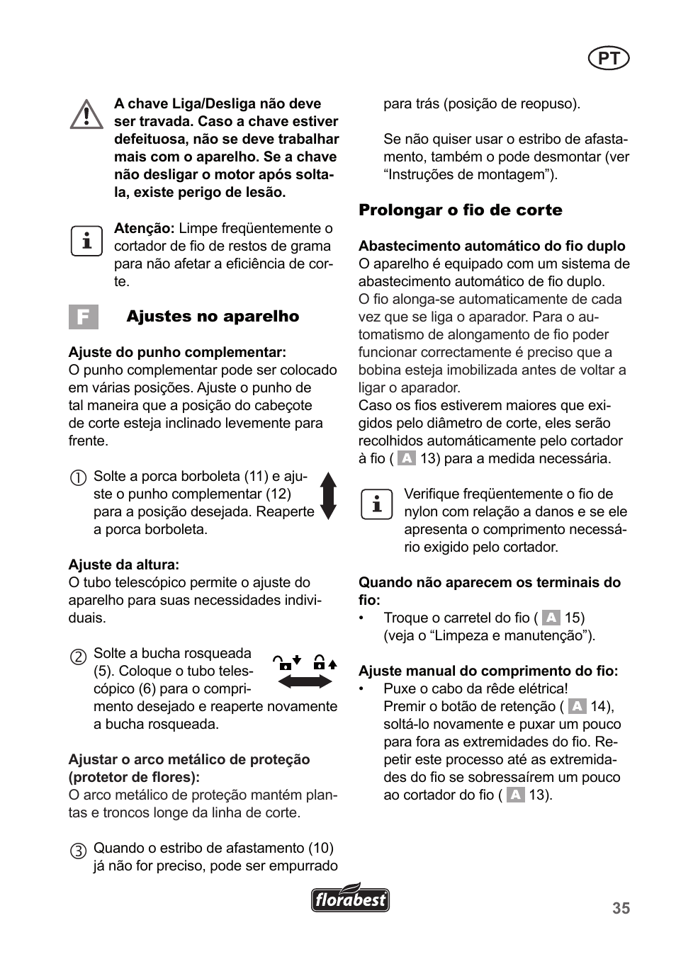 Florabest FRT 450 A1 User Manual | Page 35 / 70
